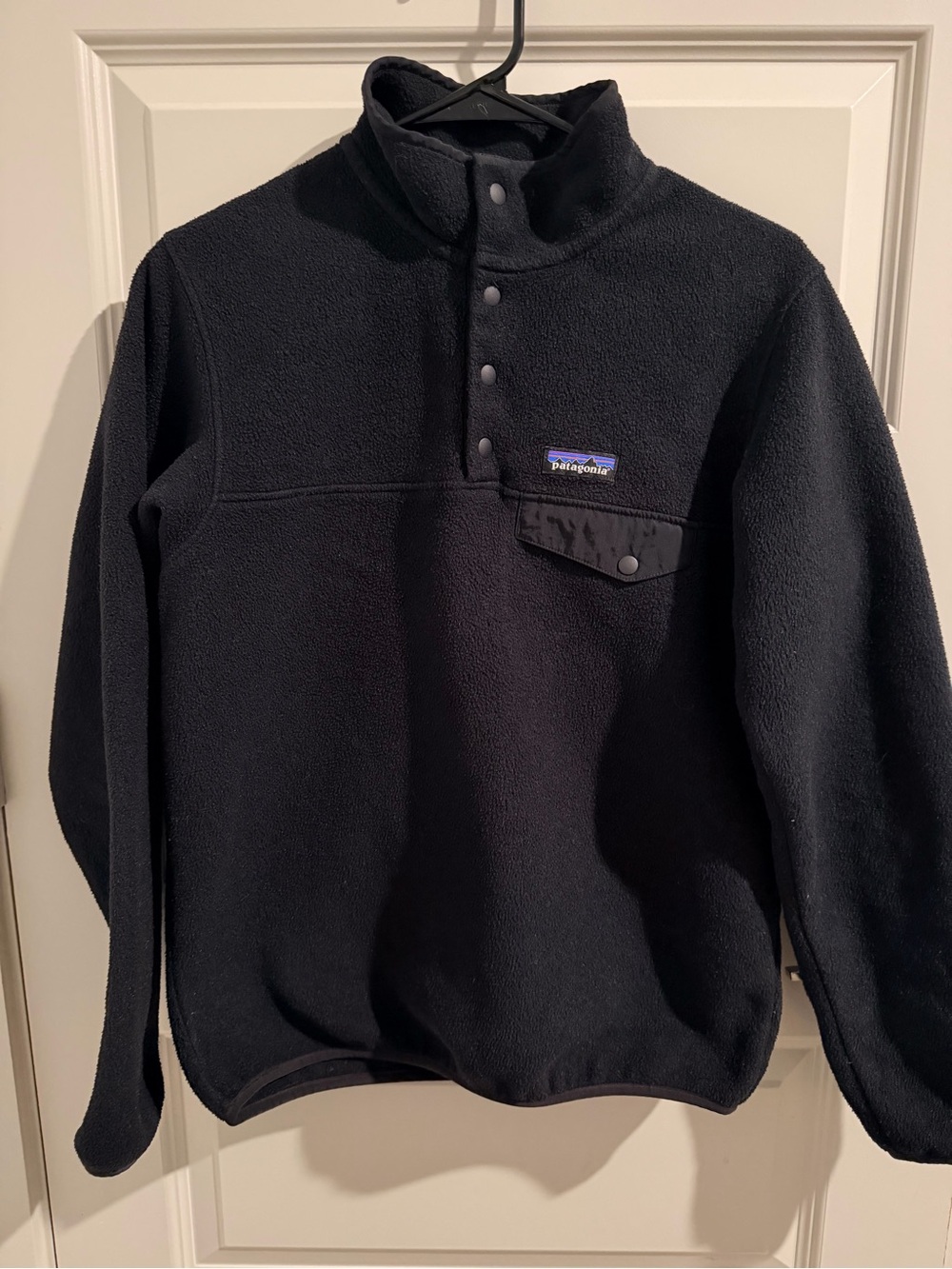 🖤 Patagonia Synchilla Women’s Black Snap-T Fleece Pullover